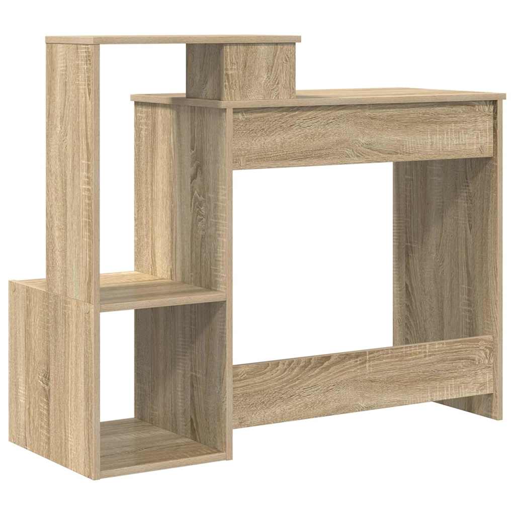 vidaXL Biurko Dąb Sonoma 106 x 41 x 88.5 cm Materiał drewnopochodny