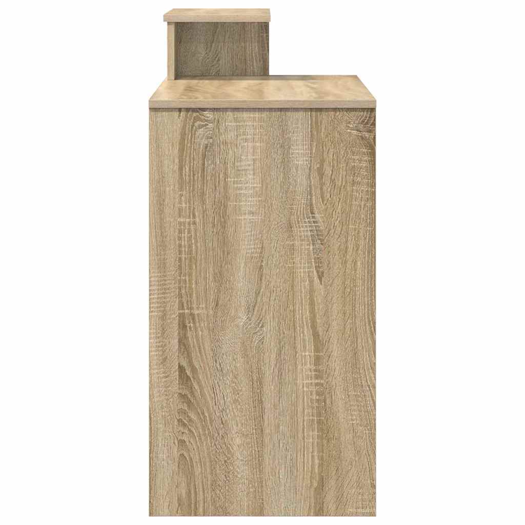 vidaXL Biurko Dąb Sonoma 106 x 41 x 88.5 cm Materiał drewnopochodny