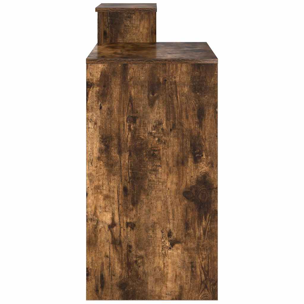 vidaXL Biurko Dąb wędzony 106 x 41 x 88.5 cm Materiał drewnopochodny
