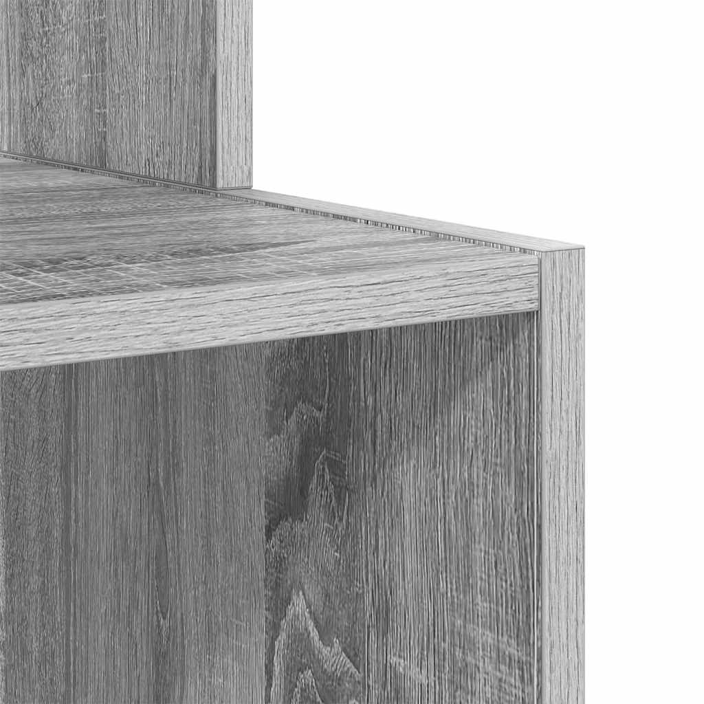 vidaXL Biurko Szary Sonoma 106 x 41 x 88.5 cm Materiał drewnopochodny