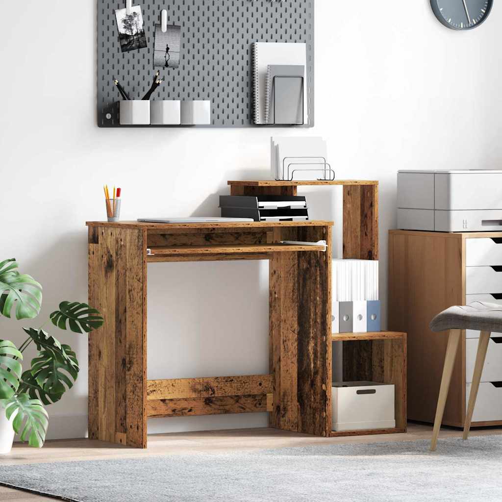 vidaXL Biurko Stare drewno 106 x 41 x 88.5 cm Materiał drewnopochodny