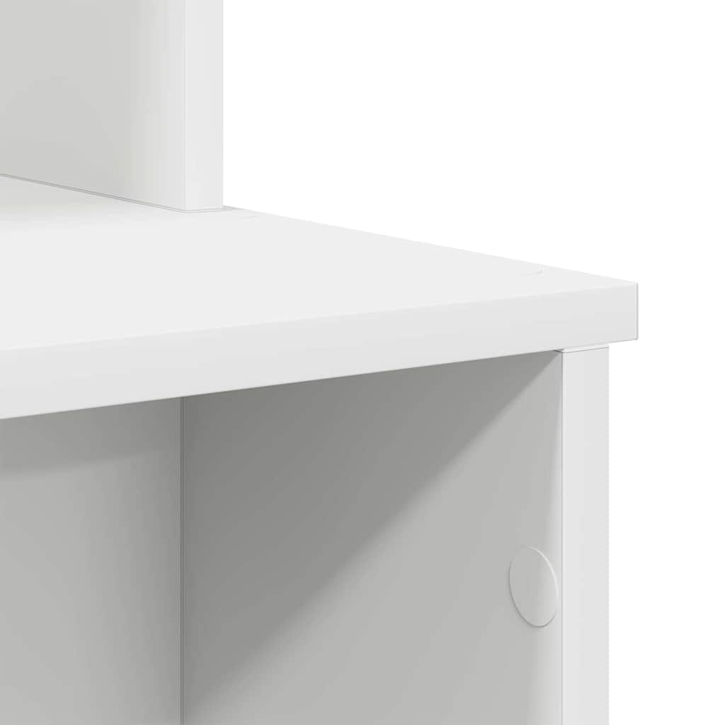 vidaXL Biurko Biały 120,5 x 44 x 88,5 cm Materiał drewnopochodny