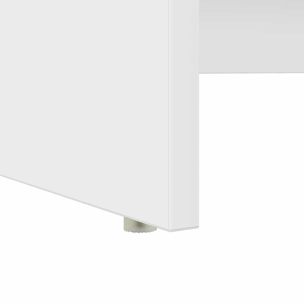 vidaXL Biurko Biały 120,5 x 44 x 88,5 cm Materiał drewnopochodny