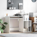 vidaXL Biurko Biały 120,5 x 44 x 88,5 cm Materiał drewnopochodny