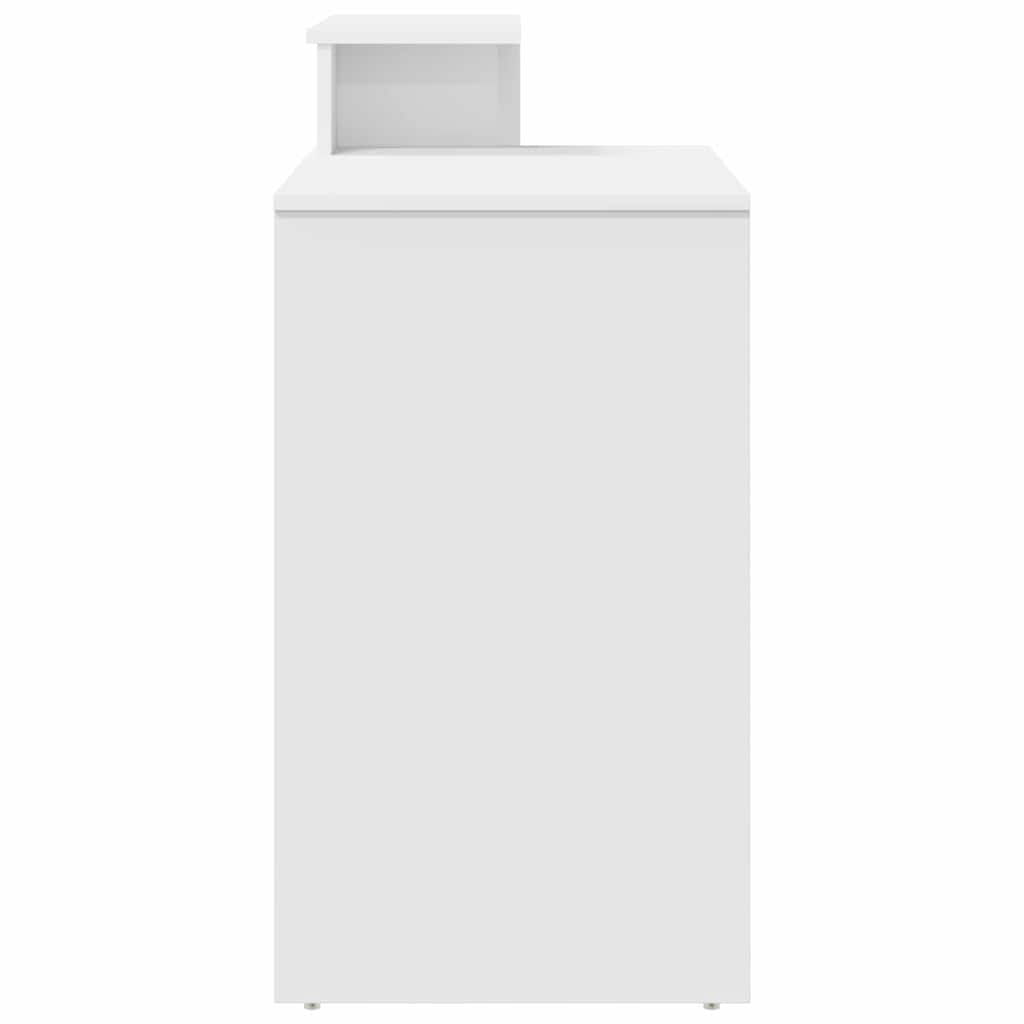 vidaXL Biurko Biały 120,5 x 44 x 88,5 cm Materiał drewnopochodny