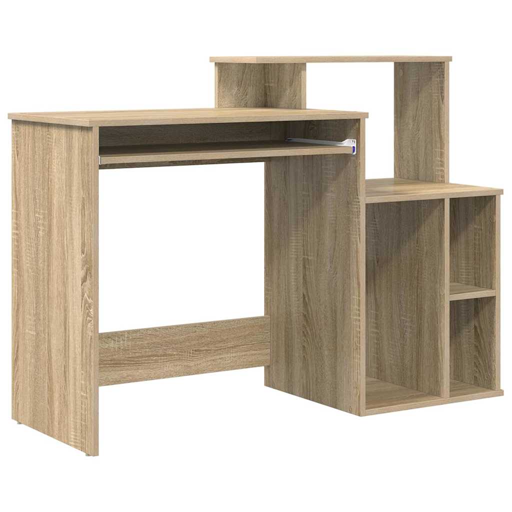 vidaXL Biurko Dąb Sonoma 120,5 x 44 x 88,5 cm Materiał drewnopochodny