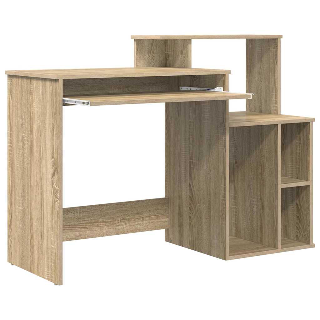 vidaXL Biurko Dąb Sonoma 120,5 x 44 x 88,5 cm Materiał drewnopochodny