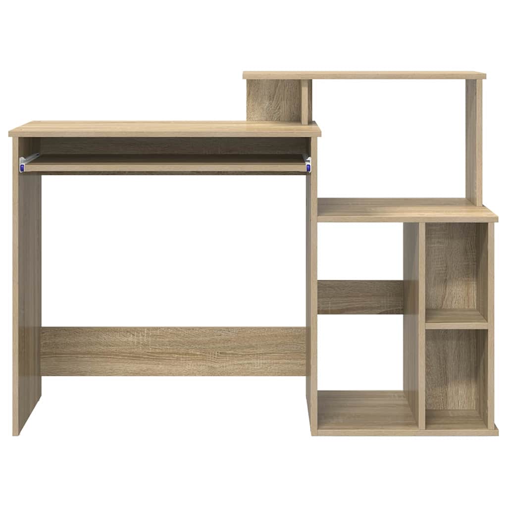 vidaXL Biurko Dąb Sonoma 120,5 x 44 x 88,5 cm Materiał drewnopochodny