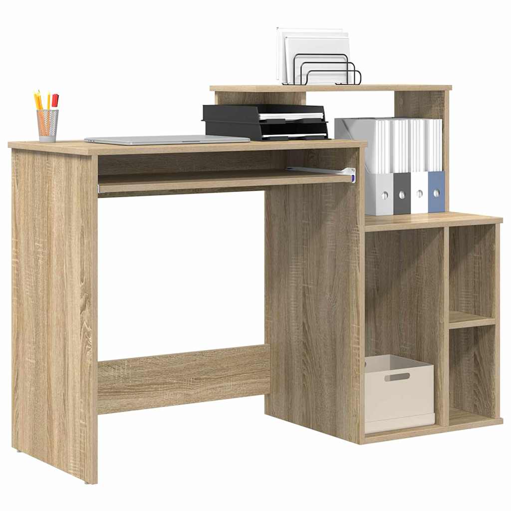 vidaXL Biurko Dąb Sonoma 120,5 x 44 x 88,5 cm Materiał drewnopochodny