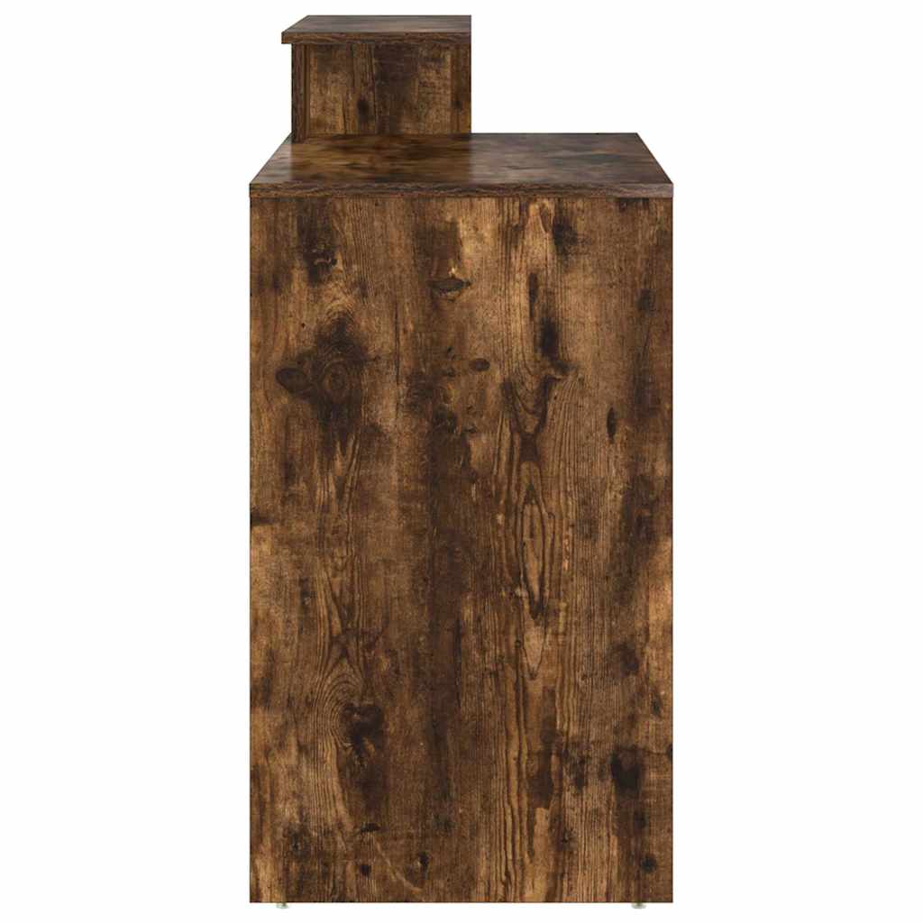 vidaXL Biurko Dąb wędzony 120,5 x 44 x 88,5 cm Materiał drewnopochodny