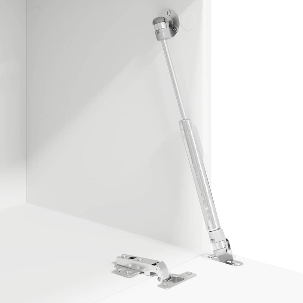 vidaXL Biurko Biały 71.5 x 31.5 x 106.5 cm Materiał drewnopochodny
