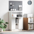 vidaXL Biurko Biały 71.5 x 31.5 x 106.5 cm Materiał drewnopochodny