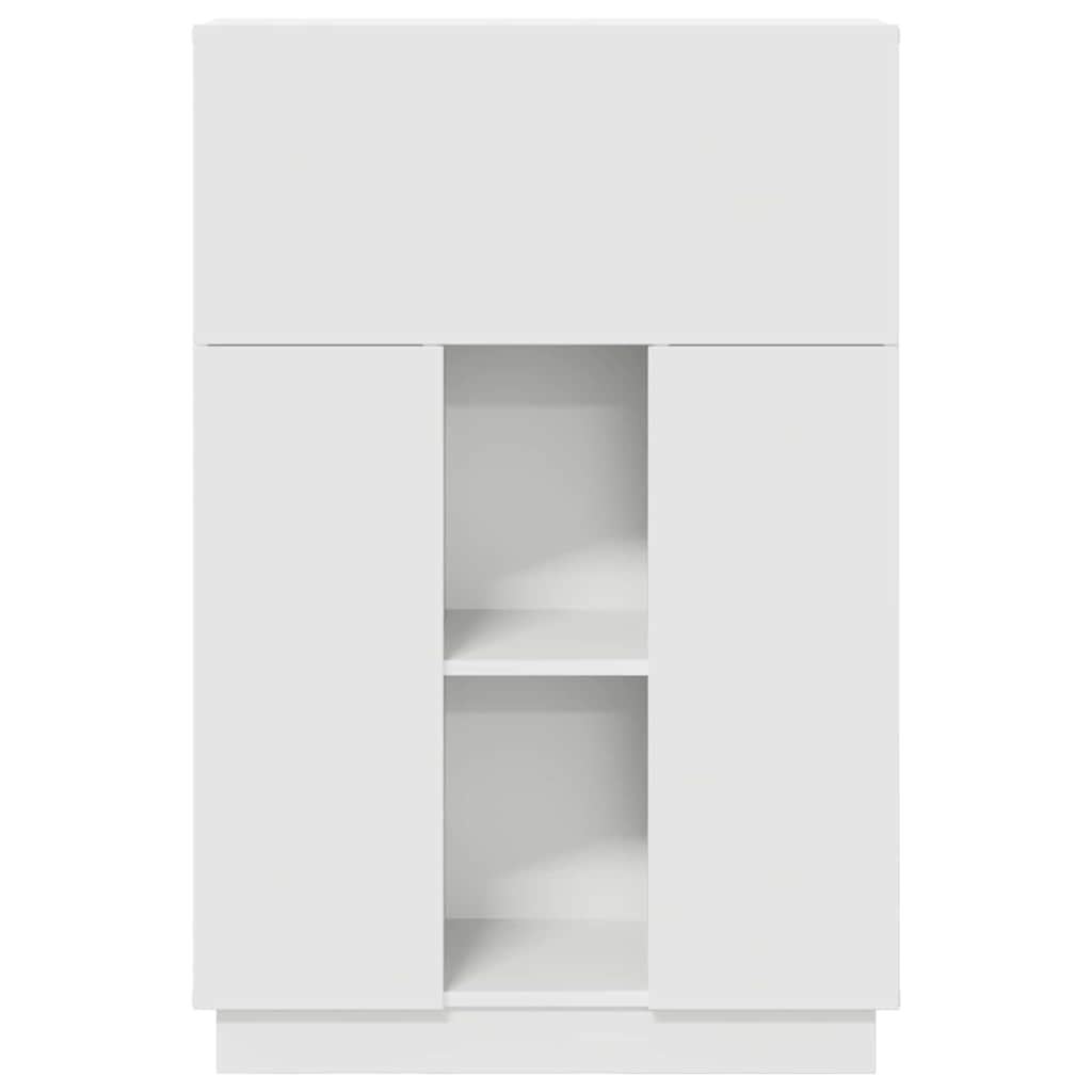 vidaXL Biurko Biały 71.5 x 31.5 x 106.5 cm Materiał drewnopochodny