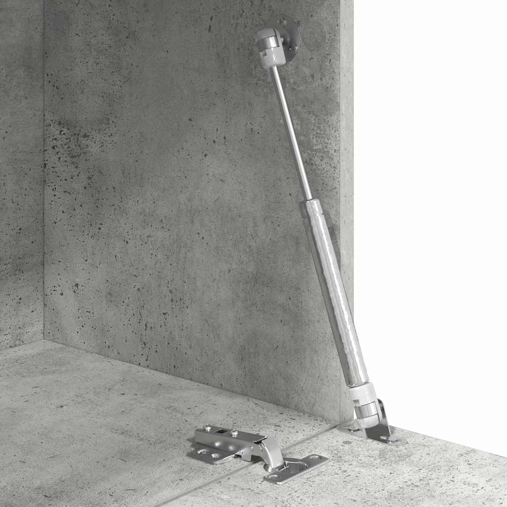 vidaXL Biurko z półką z drzwiami Betonowy szary 71.5 x 31.5 x 106.5 cm