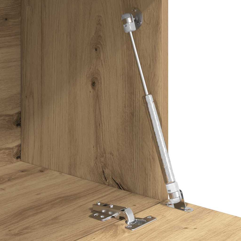 vidaXL Biurko z półką Dąb rzemieślniczy 71.5 x 31.5 x 106.5 cm