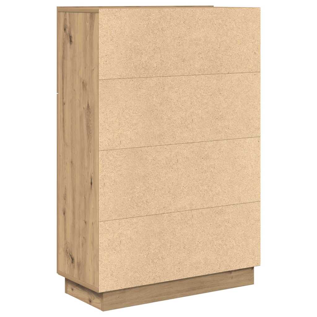 vidaXL Biurko z półką Dąb rzemieślniczy 71.5 x 31.5 x 106.5 cm