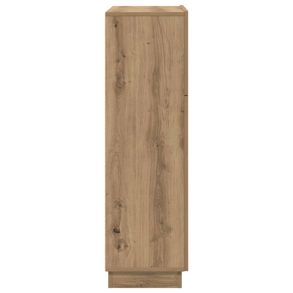 vidaXL Biurko z półką Dąb rzemieślniczy 71.5 x 31.5 x 106.5 cm