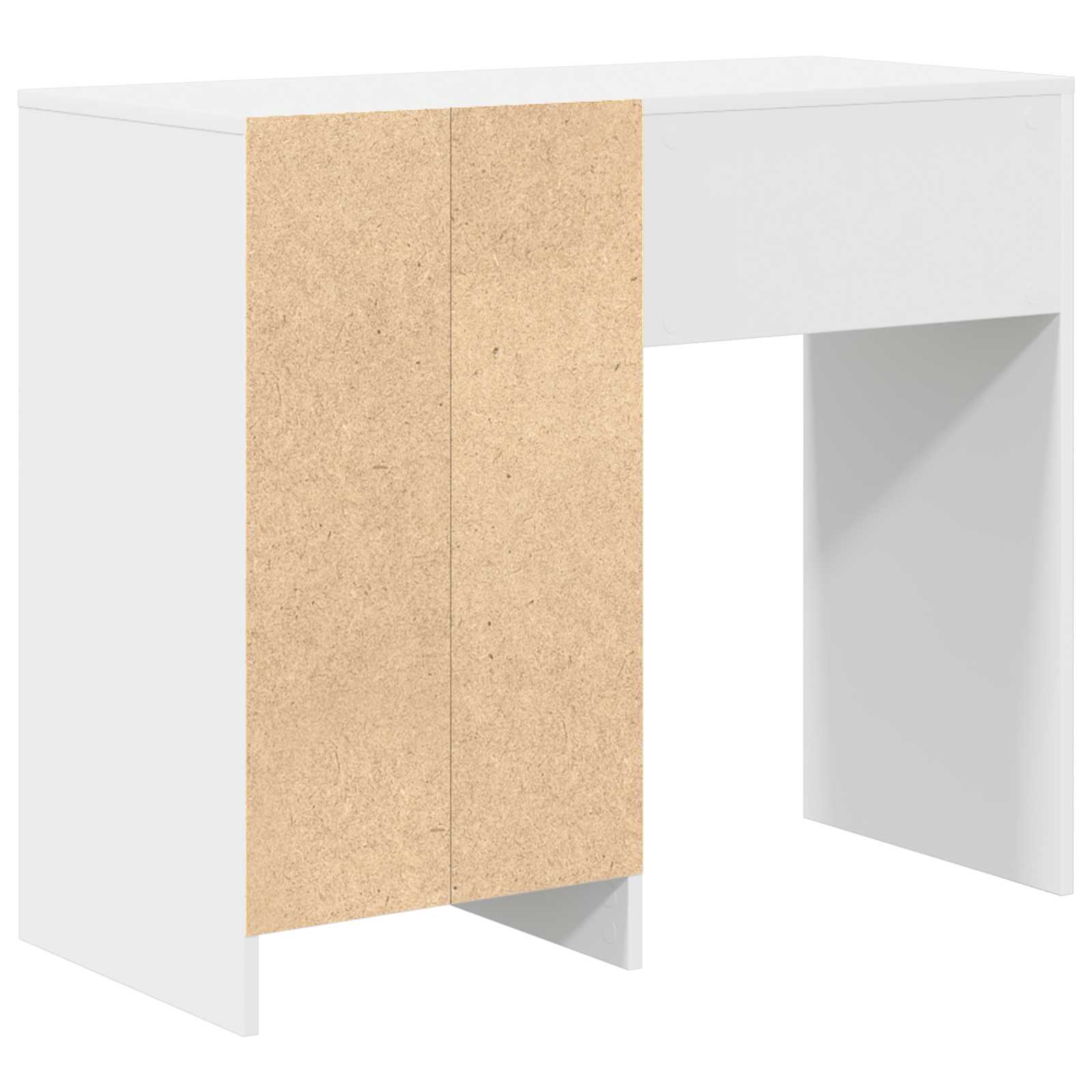 vidaXL Biurko Biały 90 x 37.5 x 75 cm Materiał drewnopochodny
