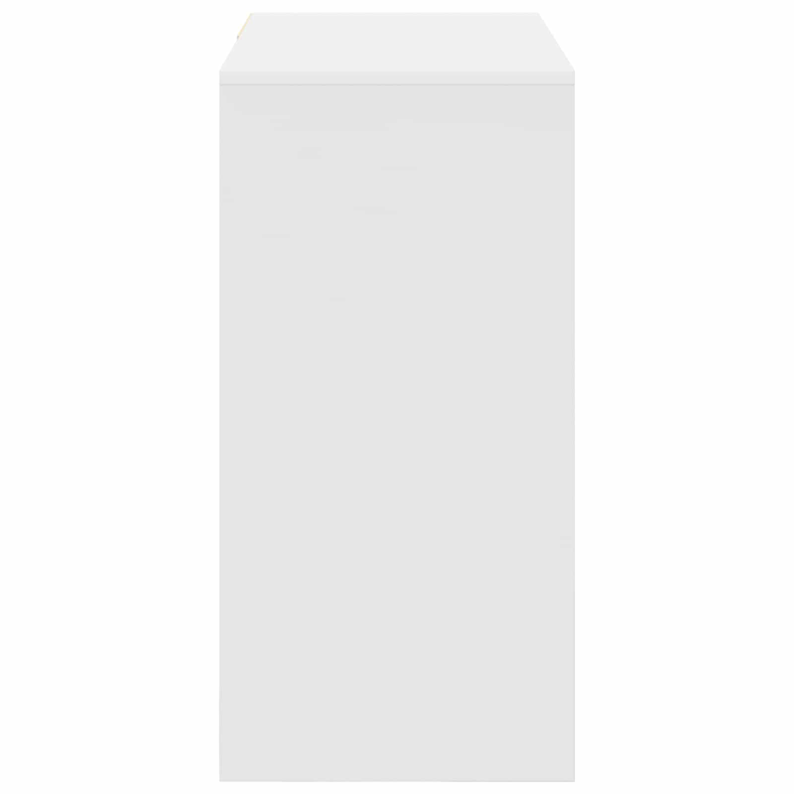 vidaXL Biurko Biały 90 x 37.5 x 75 cm Materiał drewnopochodny