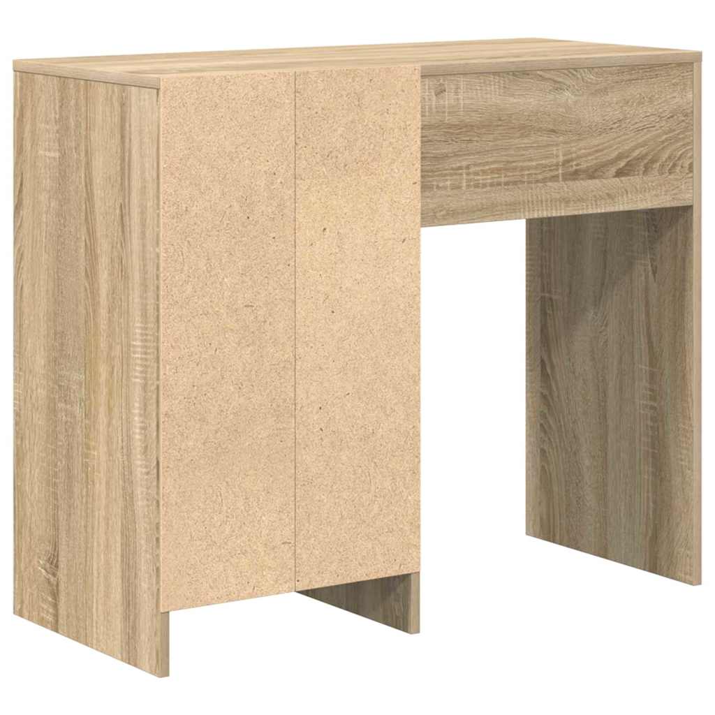 vidaXL Biurko Dąb Sonoma 90 x 37.5 x 75 cm Materiał drewnopochodny