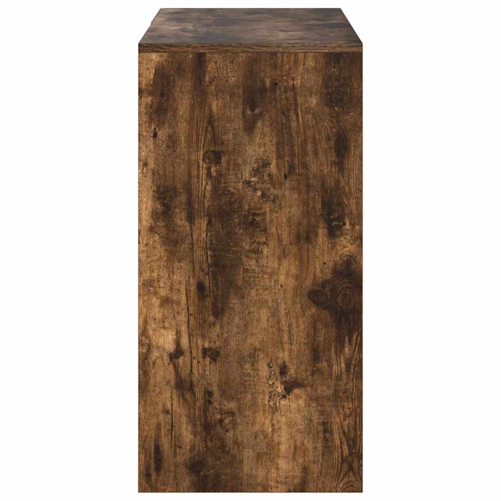 vidaXL Biurko Dąb wędzony 90 x 37.5 x 75 cm Materiał drewnopochodny