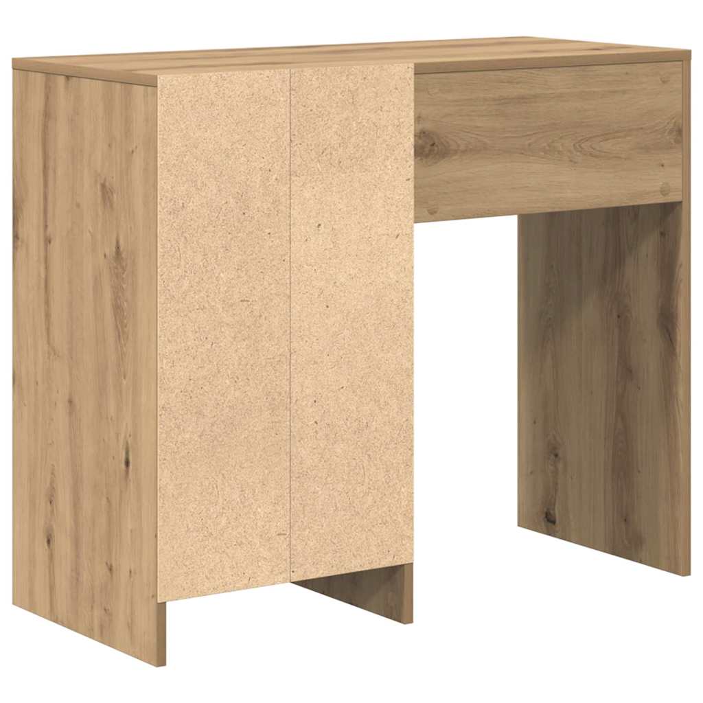 vidaXL Biurko z szufladą Dąb rzemieślniczy 90 x 37.5 x 75 cm
