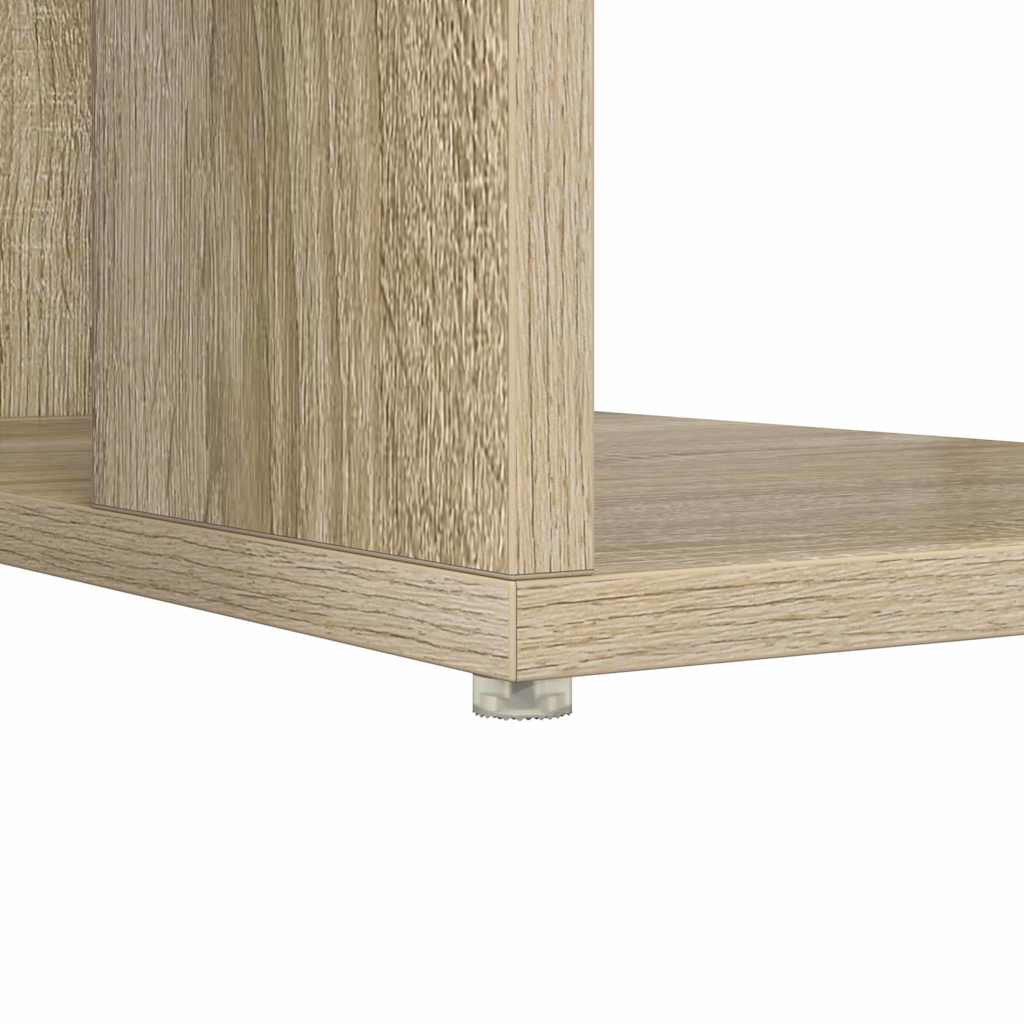 vidaXL Biurko Dąb Sonoma 130 x 50,5 x 75 cm Materiał drewnopochodny