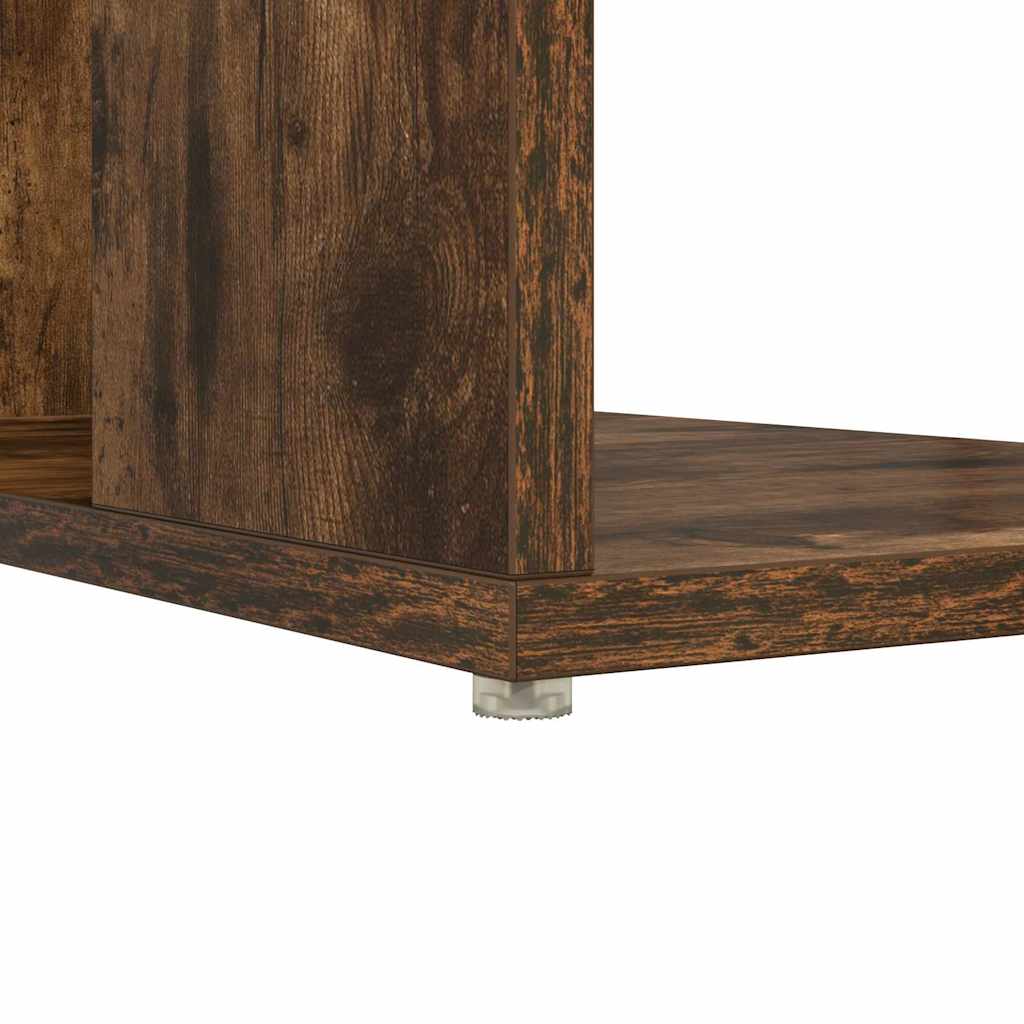 vidaXL Biurko Dąb wędzony 130 x 50,5 x 75 cm Materiał drewnopochodny