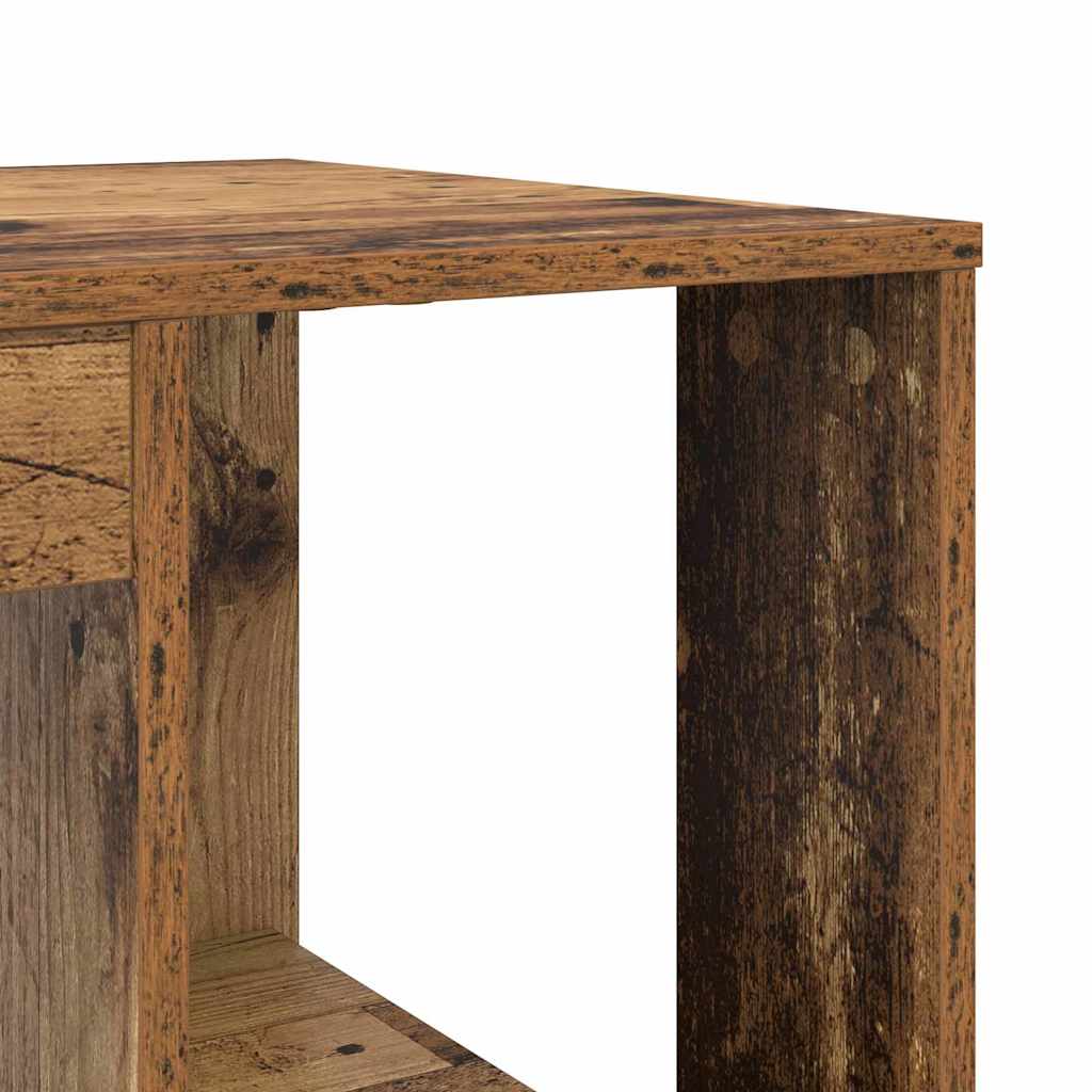 vidaXL Biurko Stare drewno 130 x 50,5 x 75 cm Materiał drewnopochodny