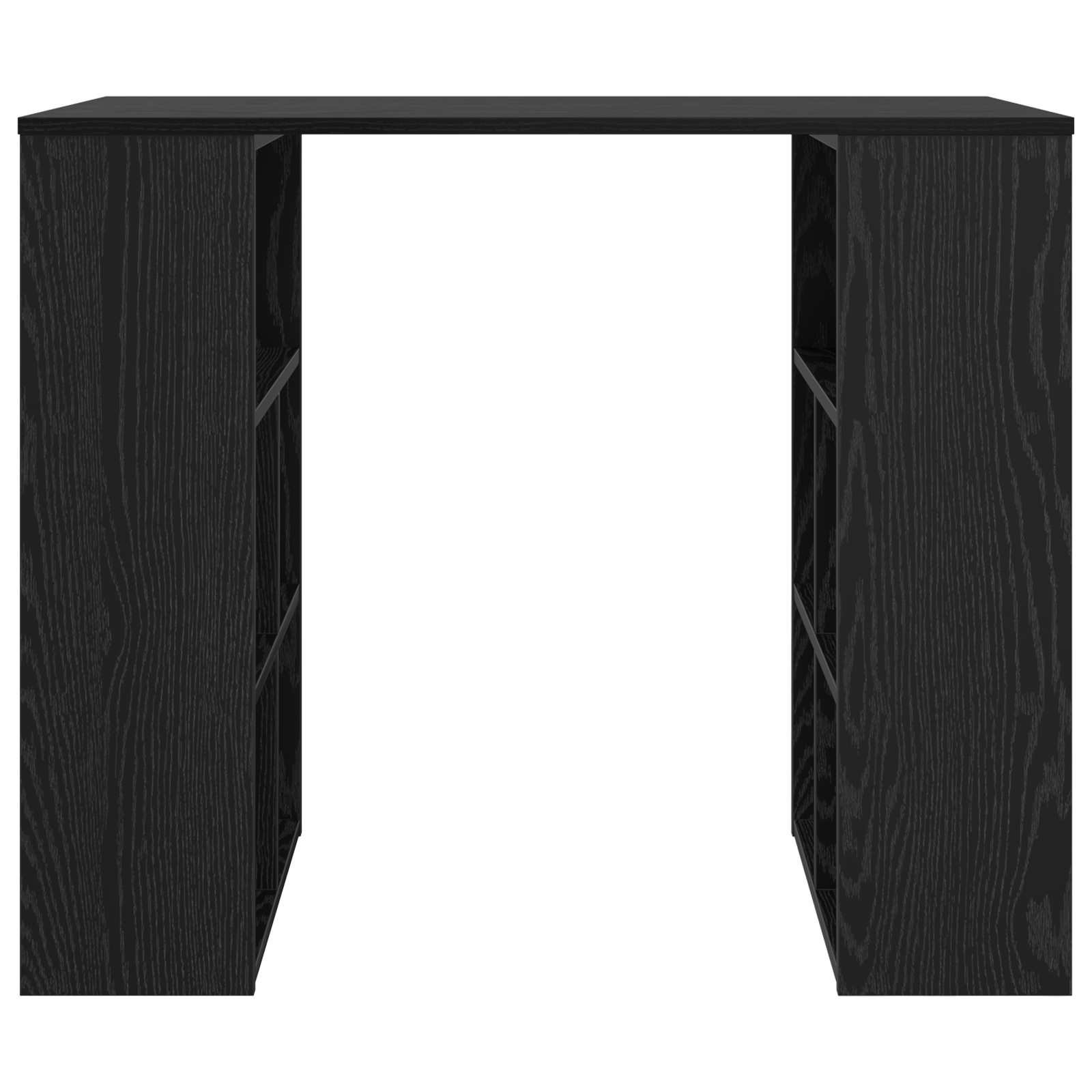 vidaXL Biurko Czarny Dąb 90 x 50 x 75 cm Materiał drewnopochodny