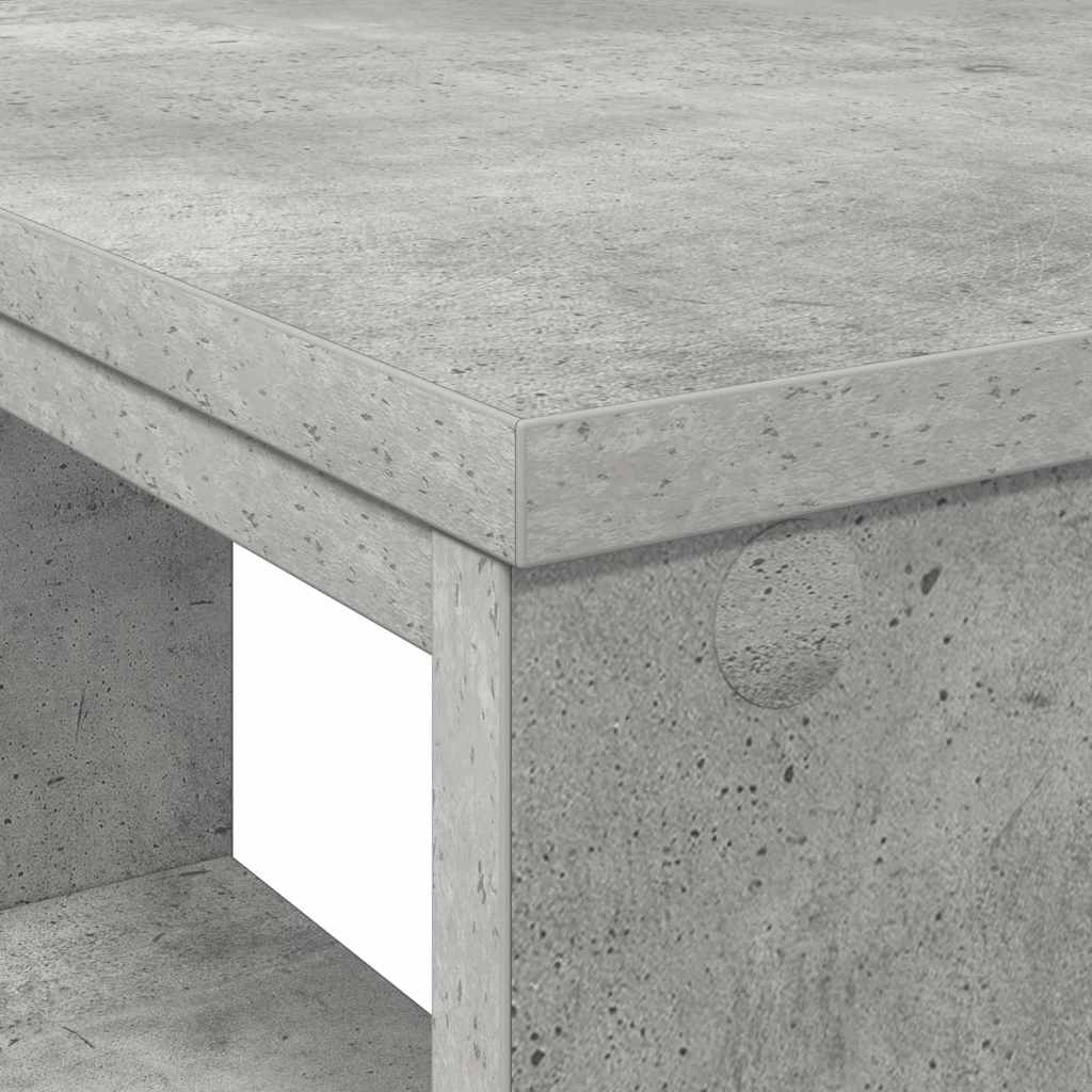 vidaXL Biurko Betonowy szary 90 x 50 x 75 cm Materiał drewnopochodny