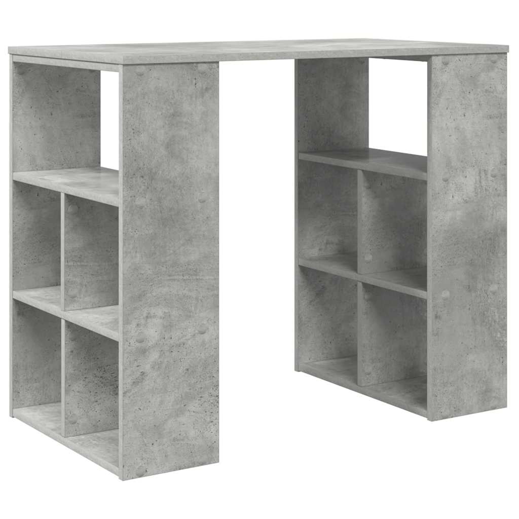 vidaXL Biurko Betonowy szary 90 x 50 x 75 cm Materiał drewnopochodny