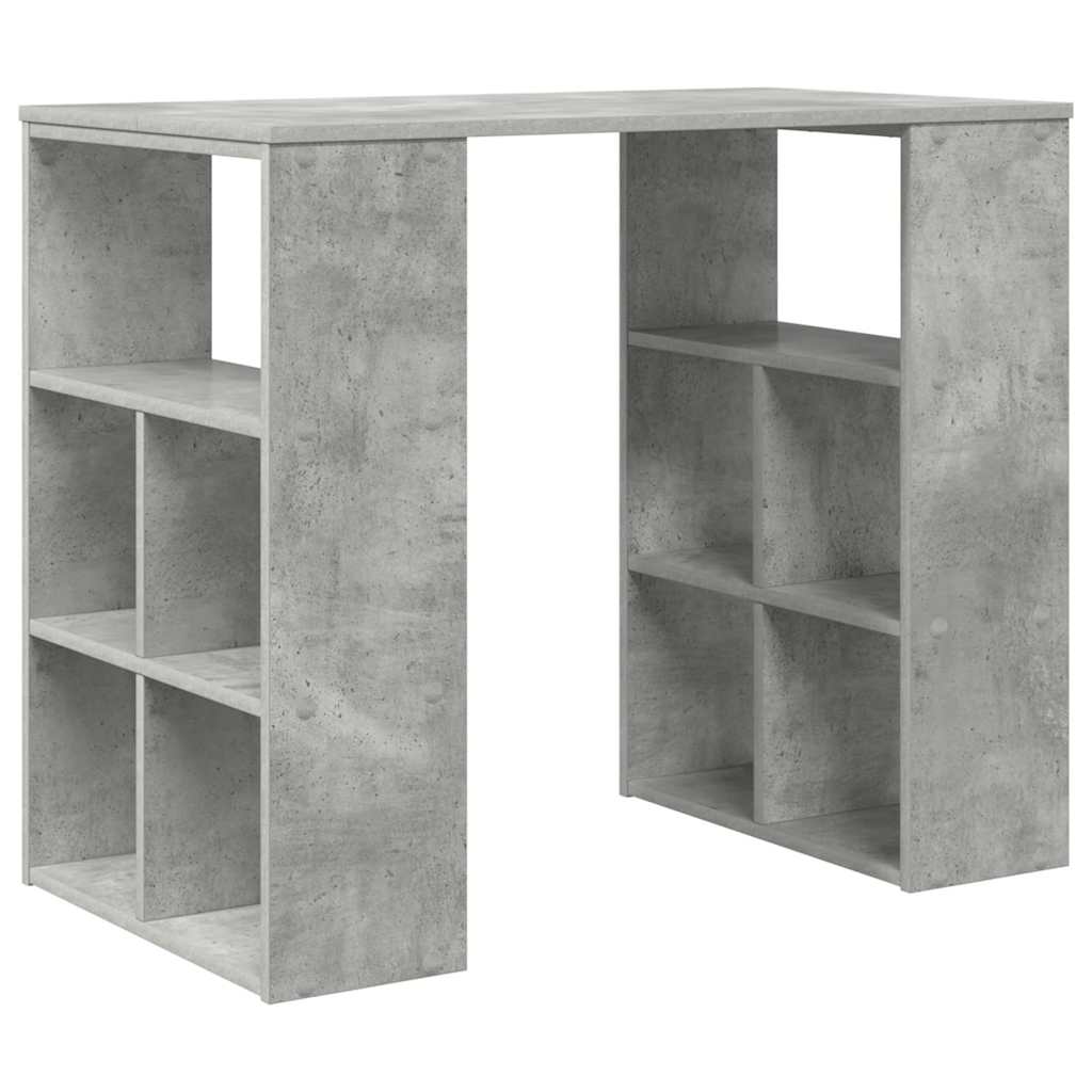 vidaXL Biurko Betonowy szary 90 x 50 x 75 cm Materiał drewnopochodny