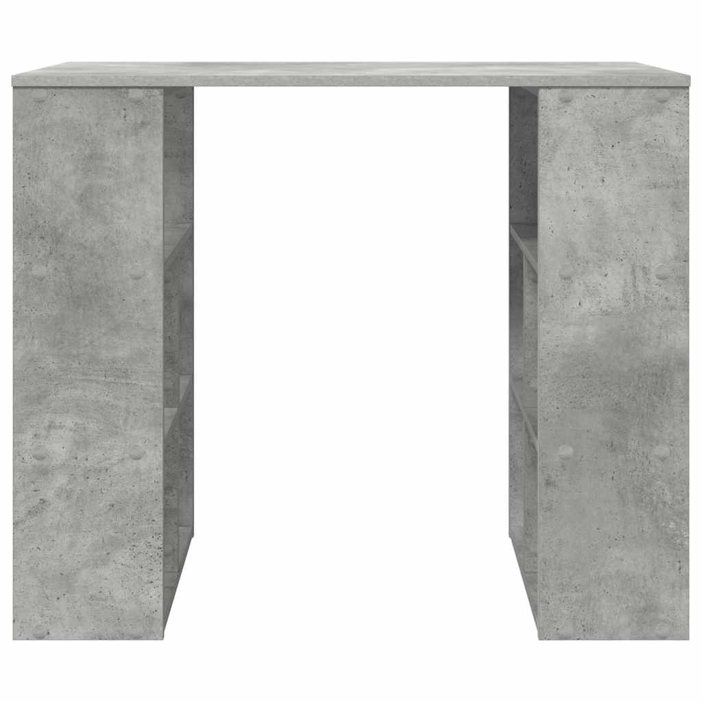 vidaXL Biurko Betonowy szary 90 x 50 x 75 cm Materiał drewnopochodny