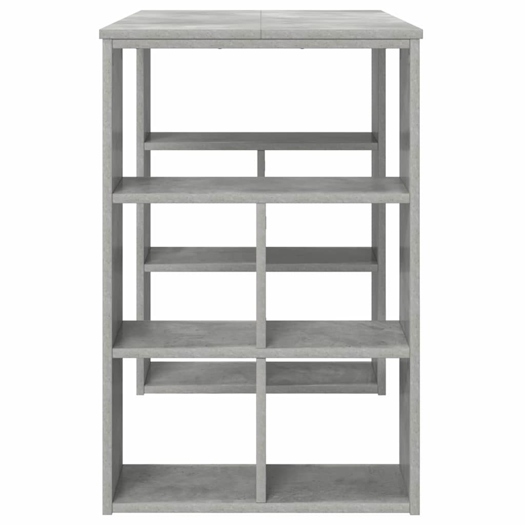 vidaXL Biurko Betonowy szary 90 x 50 x 75 cm Materiał drewnopochodny