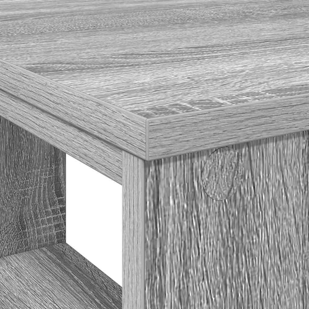 vidaXL Biurko Szary Sonoma 90 x 50 x 75 cm Materiał drewnopochodny