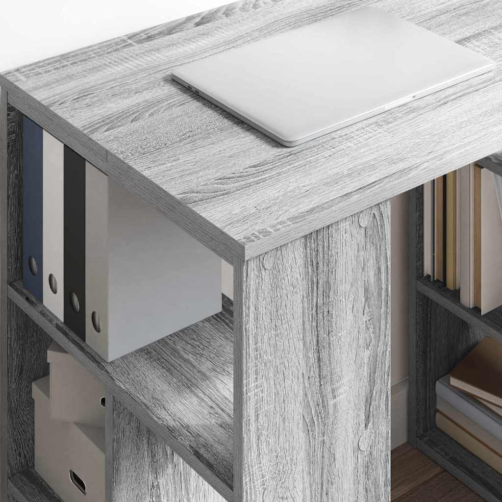 vidaXL Biurko Szary Sonoma 90 x 50 x 75 cm Materiał drewnopochodny