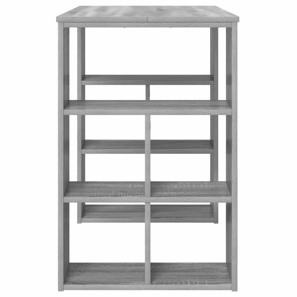 vidaXL Biurko Szary Sonoma 90 x 50 x 75 cm Materiał drewnopochodny