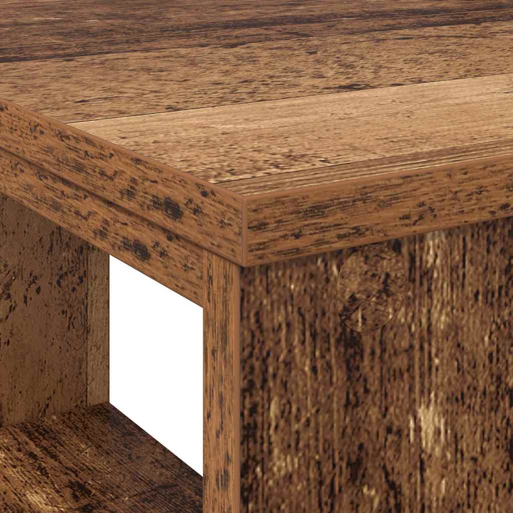 vidaXL Biurko Stare drewno 90 x 50 x 75 cm Materiał drewnopochodny