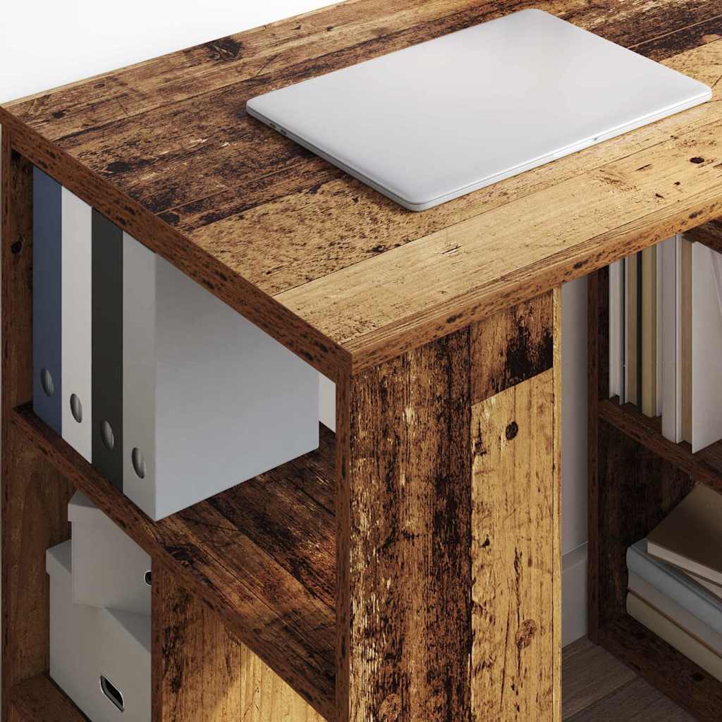 vidaXL Biurko Stare drewno 90 x 50 x 75 cm Materiał drewnopochodny