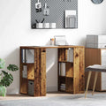vidaXL Biurko Stare drewno 90 x 50 x 75 cm Materiał drewnopochodny