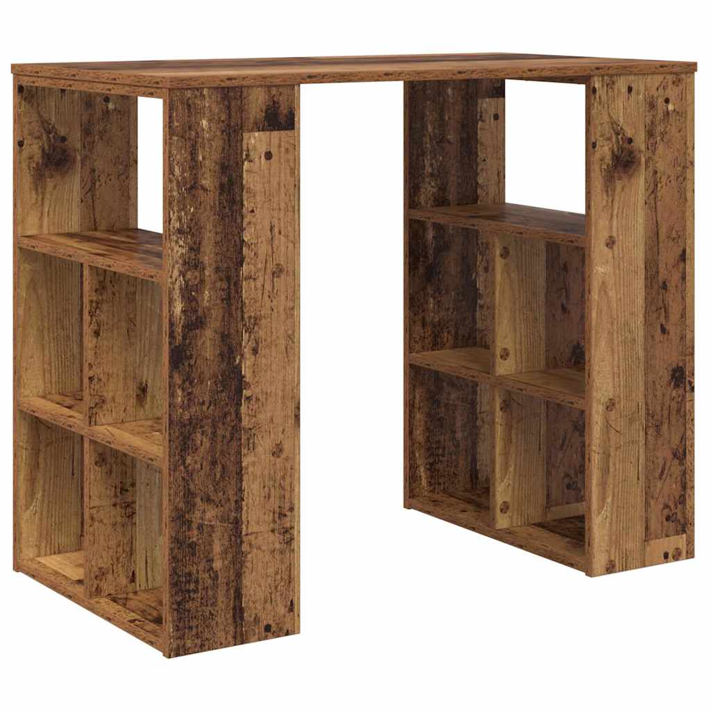 vidaXL Biurko Stare drewno 90 x 50 x 75 cm Materiał drewnopochodny