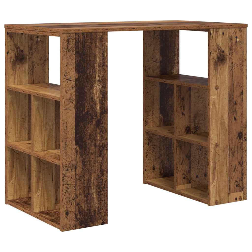 vidaXL Biurko Stare drewno 90 x 50 x 75 cm Materiał drewnopochodny