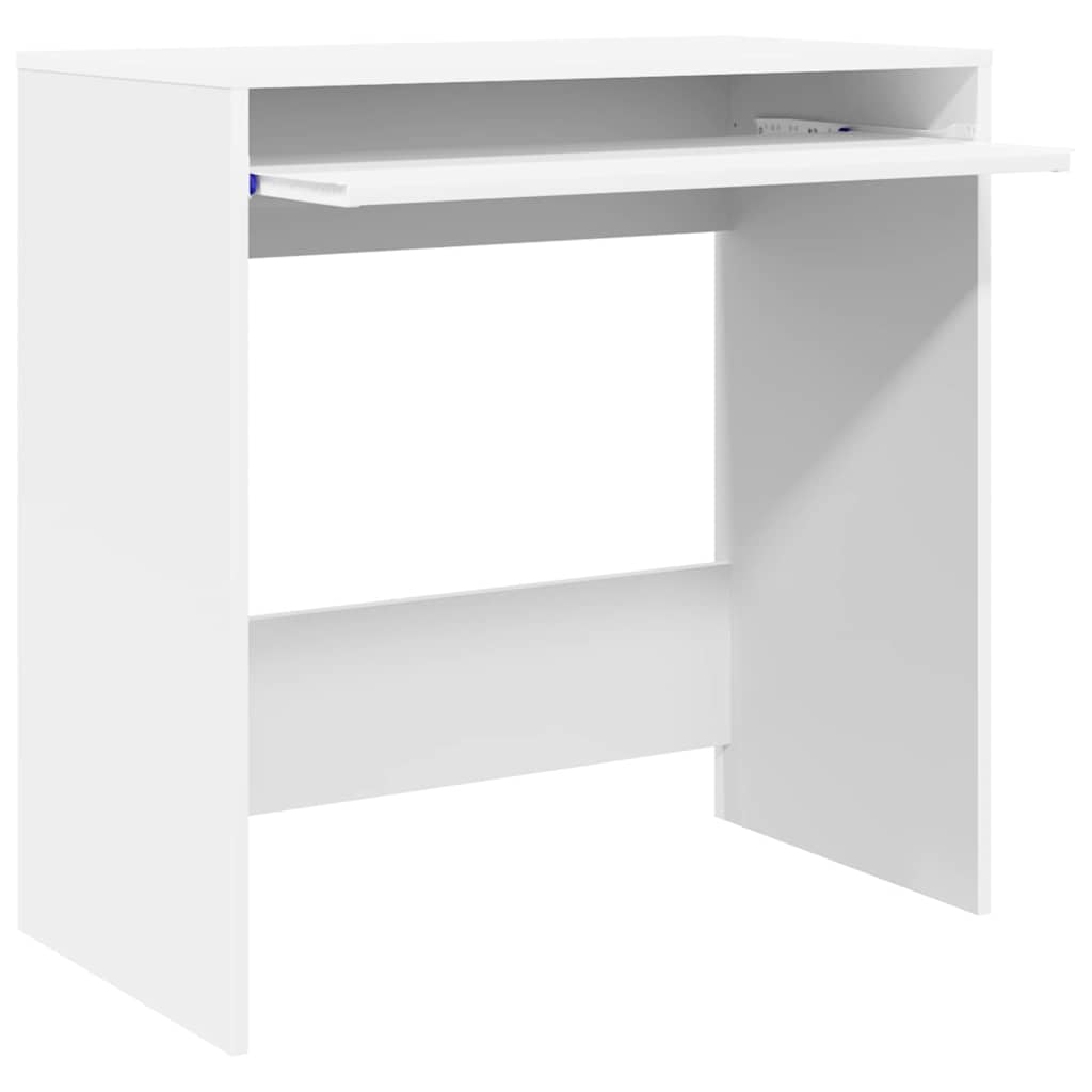 vidaXL Biurko Biały 77,5 x 43 x 79 cm Materiał drewnopochodny