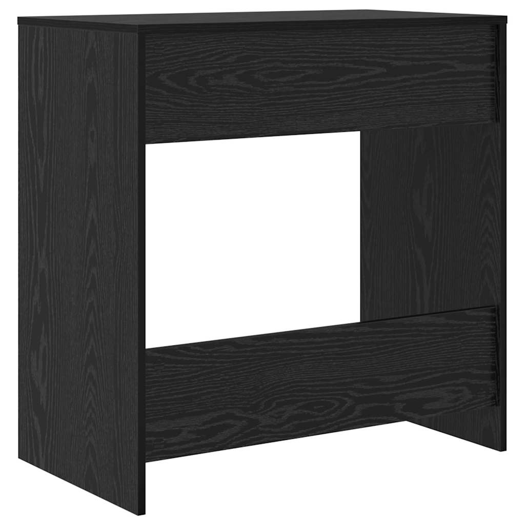 vidaXL Biurko Czarny Dąb 77,5 x 43 x 79 cm Materiał drewnopochodny