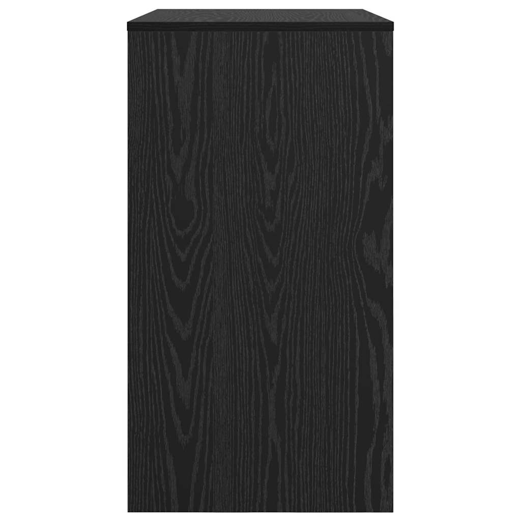 vidaXL Biurko Czarny Dąb 77,5 x 43 x 79 cm Materiał drewnopochodny