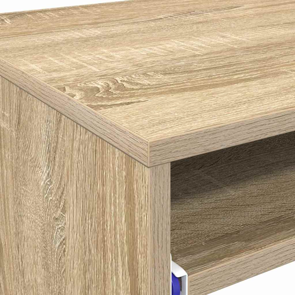 vidaXL Biurko Dąb Sonoma 77,5 x 43 x 79 cm Materiał drewnopochodny