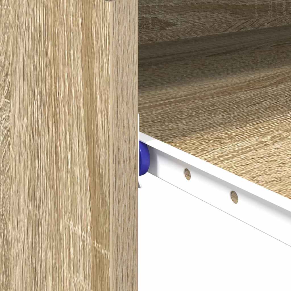 vidaXL Biurko Dąb Sonoma 77,5 x 43 x 79 cm Materiał drewnopochodny