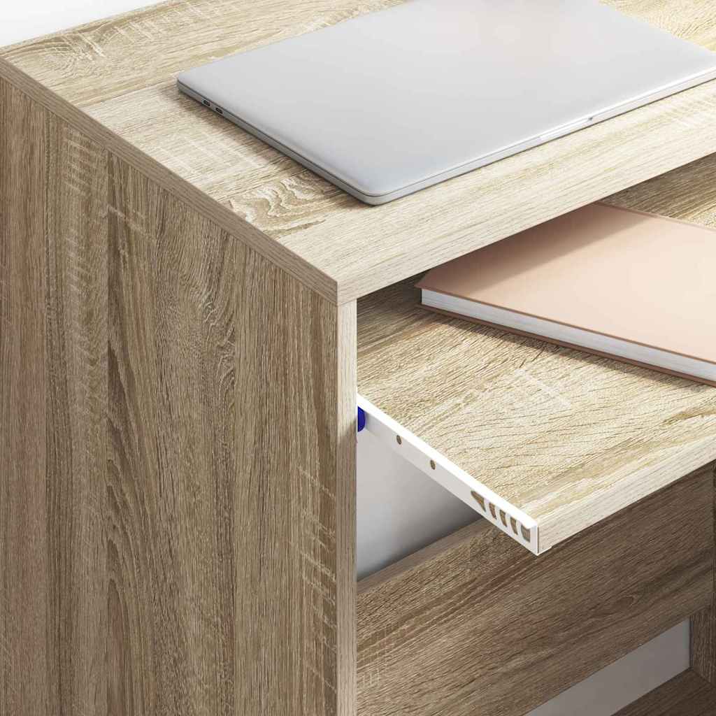 vidaXL Biurko Dąb Sonoma 77,5 x 43 x 79 cm Materiał drewnopochodny