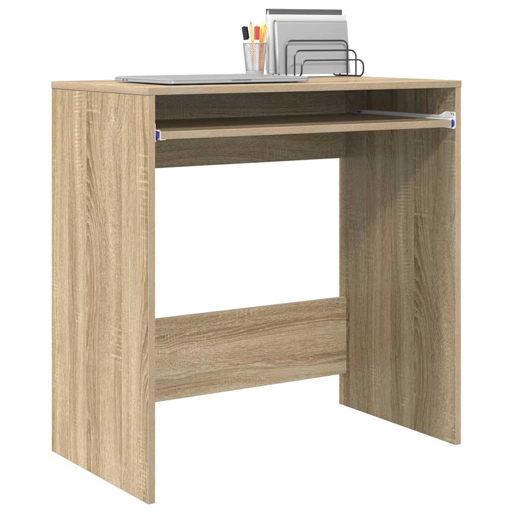 vidaXL Biurko Dąb Sonoma 77,5 x 43 x 79 cm Materiał drewnopochodny